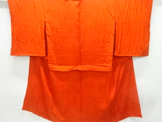 JAPANESE KIMONO / ANTIQUE JUBAN / SILK / MON KINSHA / WOVEN PLANTS